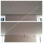 smooth ceilings in metrotown, Burnaby (hirise dining room popcorn ceiling texture removal)
