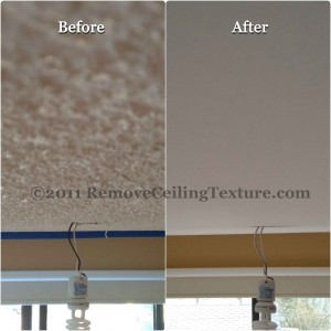 Vancouver popcorn ceiling texture removal