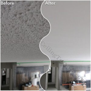A professional can make concrete ceilings smooth as glass