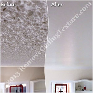 Ceiling texture removal plays a part in interior design for this North Vancouver home