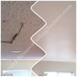 Ceiling refinishing and repair in Vancouver