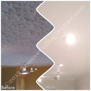 Refinished ceilings with potlights in Vancouver