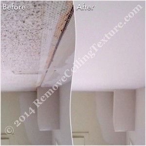 Asbestos in Popcorn Ceilings: Ceiling repair and smooth ceilings in North Vancouver