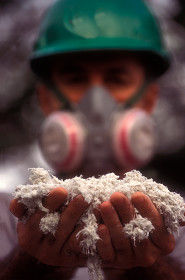 Asbestos fibres