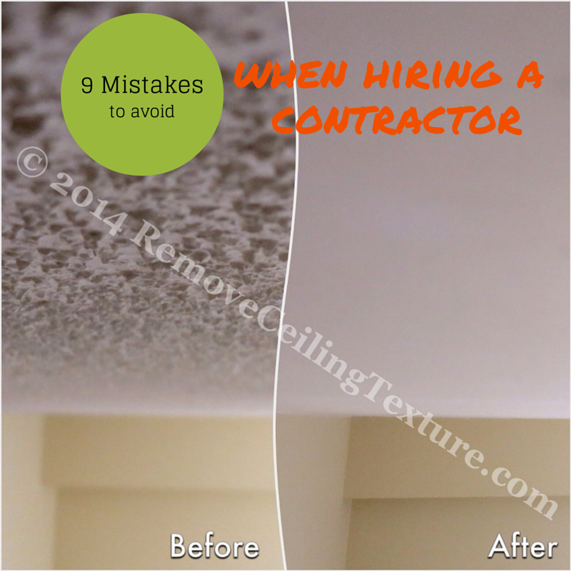 Avoid these potentially costly mistakes when hiring a contractor