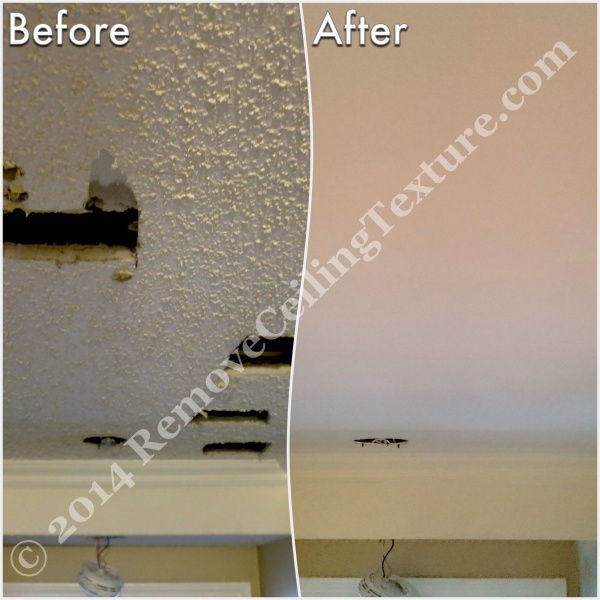 Ceiling Texture Removal at 1st Ave Vancouver - Hallway