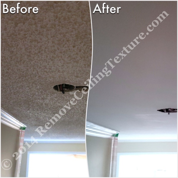 Ceiling Texture Removal at 1st Ave Vancouver - Hallway 